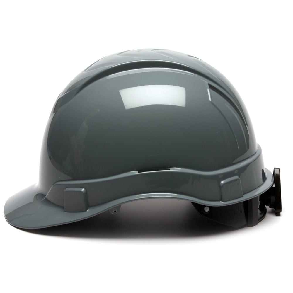 Pyramex Ridgeline Cap Style Hard Hat, 4 Pt Ratchet Suspension