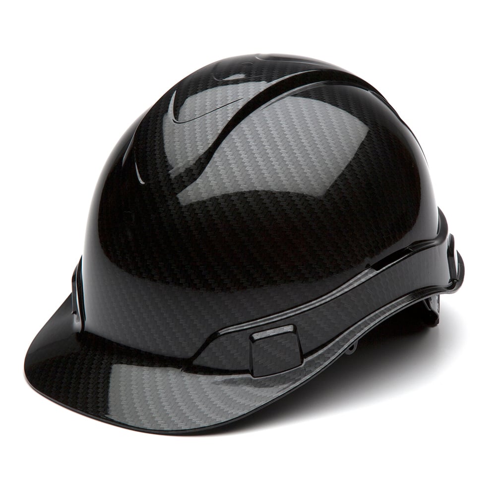 Pyramex Ridgeline Graphite Cap Style Hard Hat, 4 Pt Ratchet