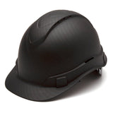 Pyramex Ridgeline Graphite Vented Cap Style Hard Hat, 4 Pt Ratchet