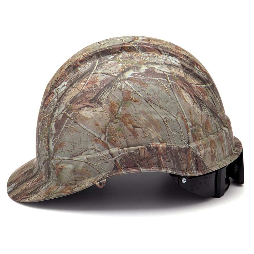 Pyramex Ridgeline Graphite Cap Style Hard Hat, 4 Pt Ratchet