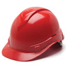 Pyramex Ridgeline Cap Style Hard Hat, 4 Pt Ratchet Suspension