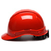 Pyramex Ridgeline Cap Style Hard Hat, 4 Pt Ratchet Suspension