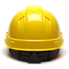 Pyramex Ridgeline Cap Style Hard Hat, 4 Pt Ratchet Suspension