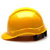 Pyramex Ridgeline 4 Pt Ratchet Cap Style Hard Hat, CSA Version