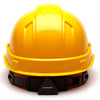 Pyramex Ridgeline 4 Pt Ratchet Cap Style Hard Hat, CSA Version