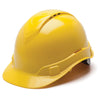 Pyramex Ridgeline Vented Cap Style Hard Hat, 4 Pt Ratchet