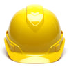 Pyramex Ridgeline Vented Cap Style Hard Hat, 4 Pt Ratchet