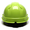 Pyramex Ridgeline Cap Style Hard Hat, 4 Pt Ratchet Suspension