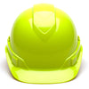 Pyramex Ridgeline 4 Pt Ratchet Cap Style Hard Hat, CSA Version