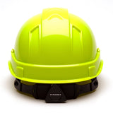 Pyramex Ridgeline 4 Pt Ratchet Cap Style Hard Hat, CSA Version