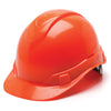 Pyramex Ridgeline Cap Style Hard Hat, 4 Pt Ratchet Suspension