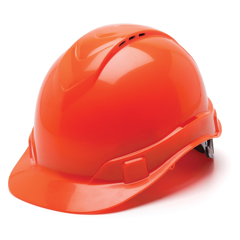 Pyramex Ridgeline Vented Cap Style Hard Hat, 4 Pt Ratchet