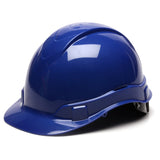 Pyramex Ridgeline Cap Style Hard Hat, 4 Pt Ratchet Suspension