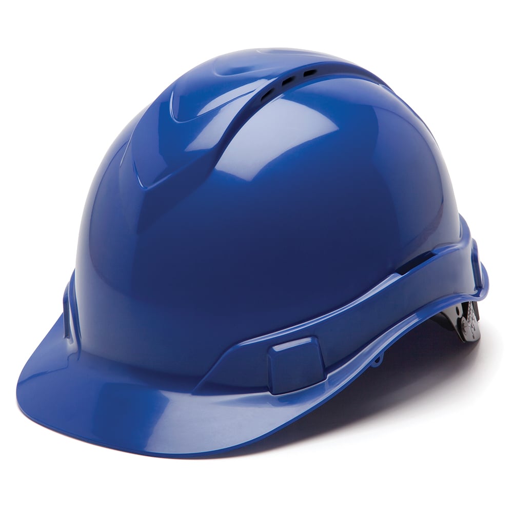 Pyramex Ridgeline Vented Cap Style Hard Hat, 4 Pt Ratchet