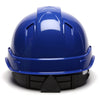 Pyramex Ridgeline Vented Cap Style Hard Hat, 4 Pt Ratchet