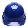 Pyramex Ridgeline Vented Cap Style Hard Hat, 4 Pt Ratchet