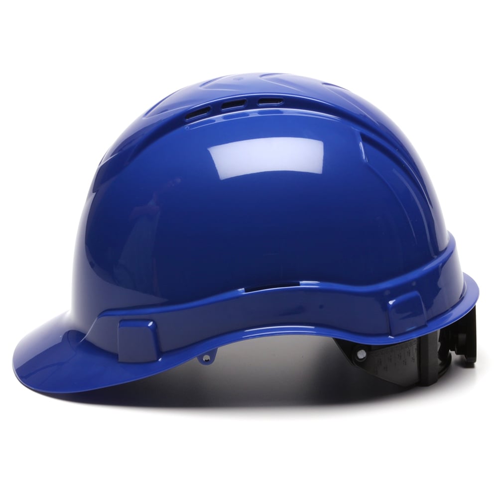 Pyramex Ridgeline Vented Cap Style Hard Hat, 4 Pt Ratchet