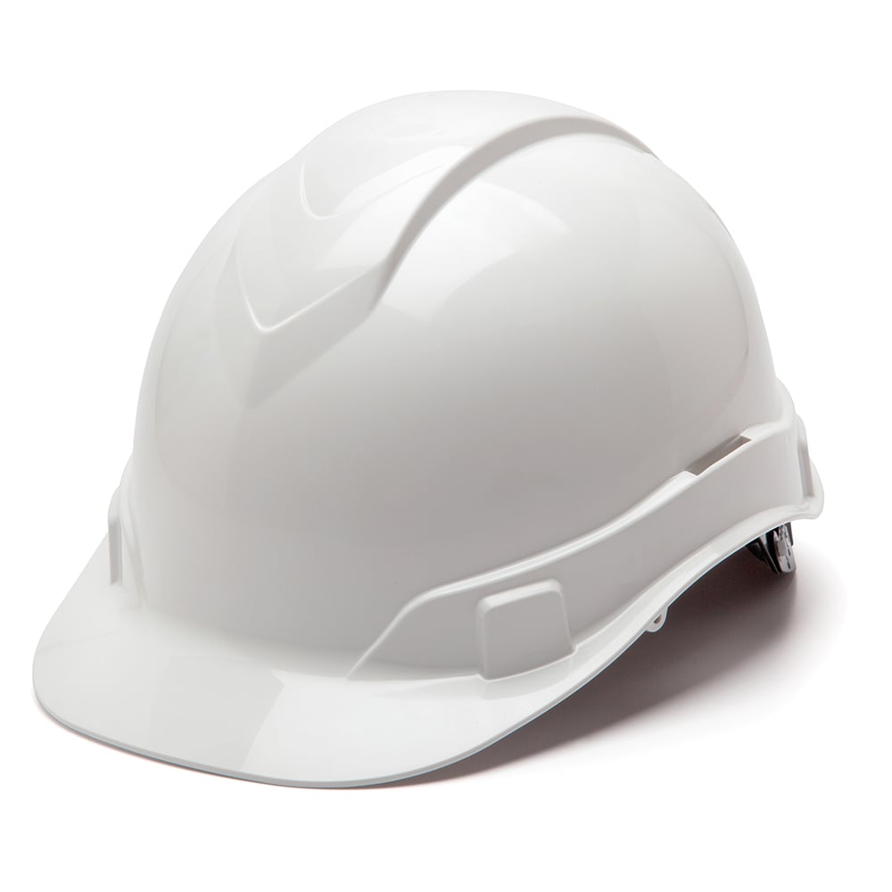 Pyramex Ridgeline Cap Style Hard Hat, 6 Pt Glide or Ratchet Suspension