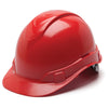 Pyramex Ridgeline Cap Style Hard Hat, 6 Pt Glide or Ratchet Suspension