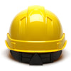 Pyramex Ridgeline Cap Style Hard Hat, 6 Pt Glide or Ratchet Suspension