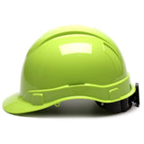 Pyramex Ridgeline Cap Style Hard Hat, 6 Pt Glide or Ratchet Suspension