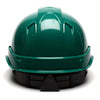 Pyramex Ridgeline Cap Style Hard Hat, 6 Pt Glide or Ratchet Suspension