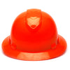 Pyramex Ridgeline Full Brim Hard Hat, 4 Pt Ratchet Suspension