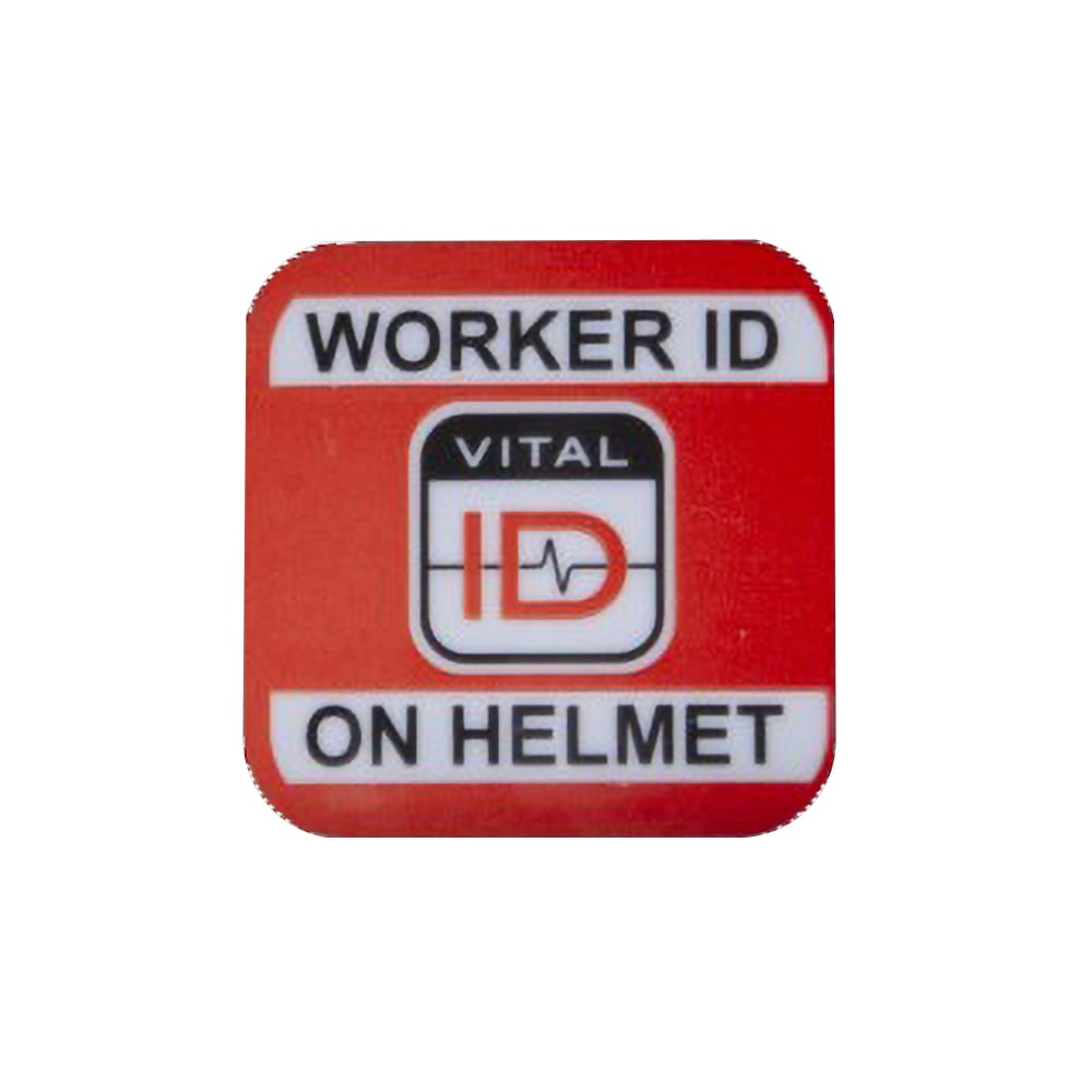 Pyramex ID Stickers for Hard Hats, 1 sheet (12 stickers)