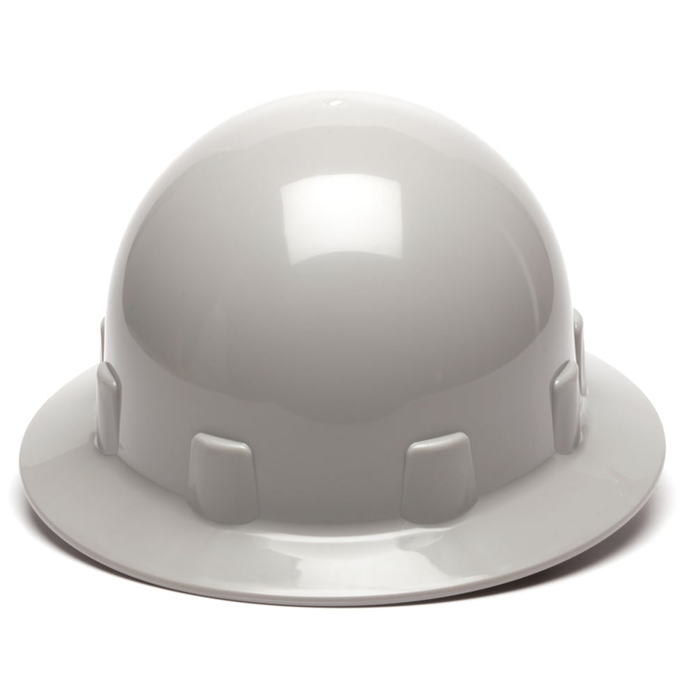 Pyramex SL Series Sleek Shell Full Brim Hard Hat, 4 Pt Suspension