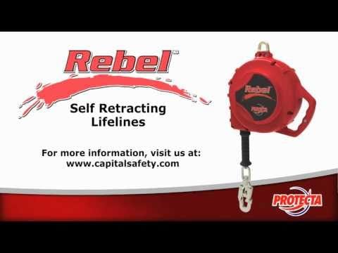 Protecta Rebel™ Self Retracting Lifeline - Cable, 15 ft