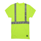 Berne HVK012 Class 2 Hi Vis Short Sleeve T-Shirt with Chest Pocket
