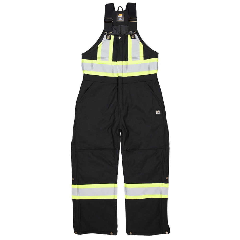 Berne HVNB02 Men's Safety Striped Arctic Insulated Bib Overall
