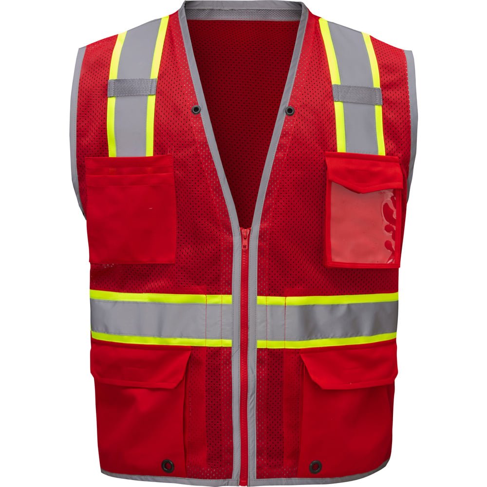 Hype - Lite Enhanced Visibility Safety Vest with Inner iPad Pockets - Gorvex.com