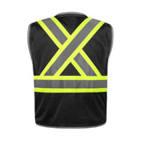 Hype - Lite X - Back Contrast Class 2 Safety Vest with Plastic ID Pocket - Gorvex.com