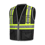 Hype - Lite X - Back Contrast Class 2 Safety Vest with Plastic ID Pocket - Gorvex.com