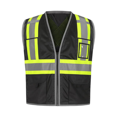 Hype - Lite X - Back Contrast Class 2 Safety Vest with Plastic ID Pocket - Gorvex.com