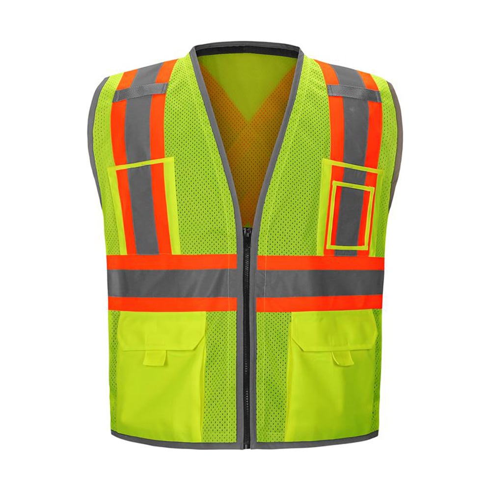 Hype - Lite X - Back Contrast Class 2 Safety Vest with Plastic ID Pocket - Gorvex.com