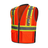 Hype - Lite X - Back Contrast Class 2 Safety Vest with Plastic ID Pocket - Gorvex.com