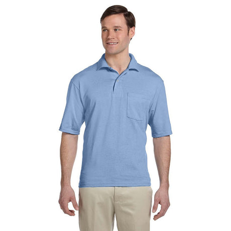 Jerzees 436P Short Sleeve SpotShield™ Polo with Pocket - Gorvex.com