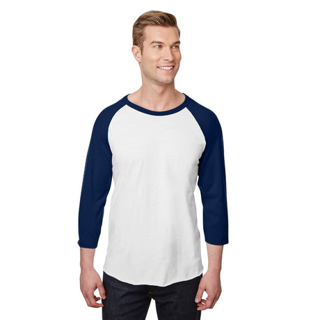 Jerzees 560RR Premium Blend 50/50 Three - Quarter Raglan Baseball T-Shirt - Gorvex.com