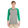 Jerzees 601RR 50/37/13 Triblend Three - Quarter Raglan Baseball T-Shirt - Gorvex.com