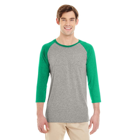 Jerzees 601RR 50/37/13 Triblend Three - Quarter Raglan Baseball T-Shirt - Gorvex.com