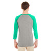 Jerzees 601RR 50/37/13 Triblend Three - Quarter Raglan Baseball T-Shirt - Gorvex.com