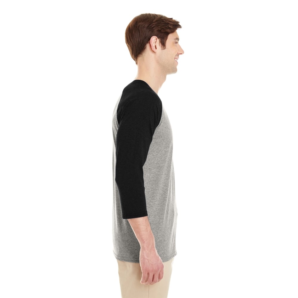 Jerzees 601RR 50/37/13 Triblend Three - Quarter Raglan Baseball T-Shirt - Gorvex.com