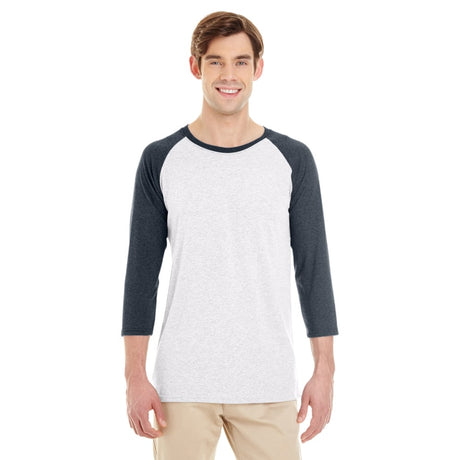 Jerzees 601RR 50/37/13 Triblend Three - Quarter Raglan Baseball T-Shirt - Gorvex.com