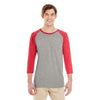 Jerzees 601RR 50/37/13 Triblend Three - Quarter Raglan Baseball T-Shirt - Gorvex.com