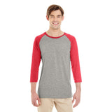 Jerzees 601RR 50/37/13 Triblend Three - Quarter Raglan Baseball T-Shirt - Gorvex.com