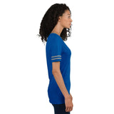 Jerzees 602 WVR Ladies' Triblend Varsity 50/37/13 V - Neck T-Shirt - Gorvex.com