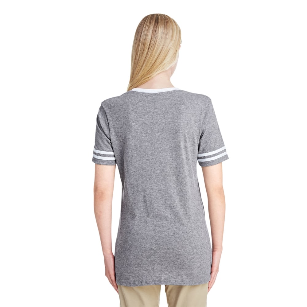 Jerzees 602 WVR Ladies' Triblend Varsity 50/37/13 V - Neck T-Shirt - Gorvex.com