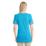 Jerzees 602 WVR Ladies' Triblend Varsity 50/37/13 V - Neck T-Shirt - Gorvex.com